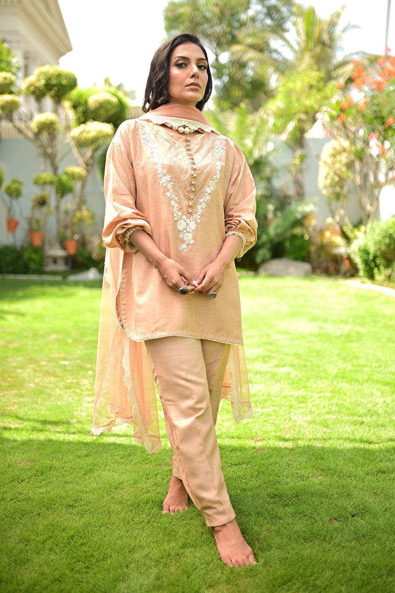 Mocha with Khari Shalwar