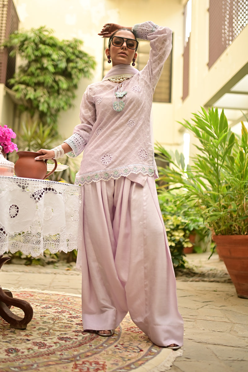 Luminous with Farshi Shalwar